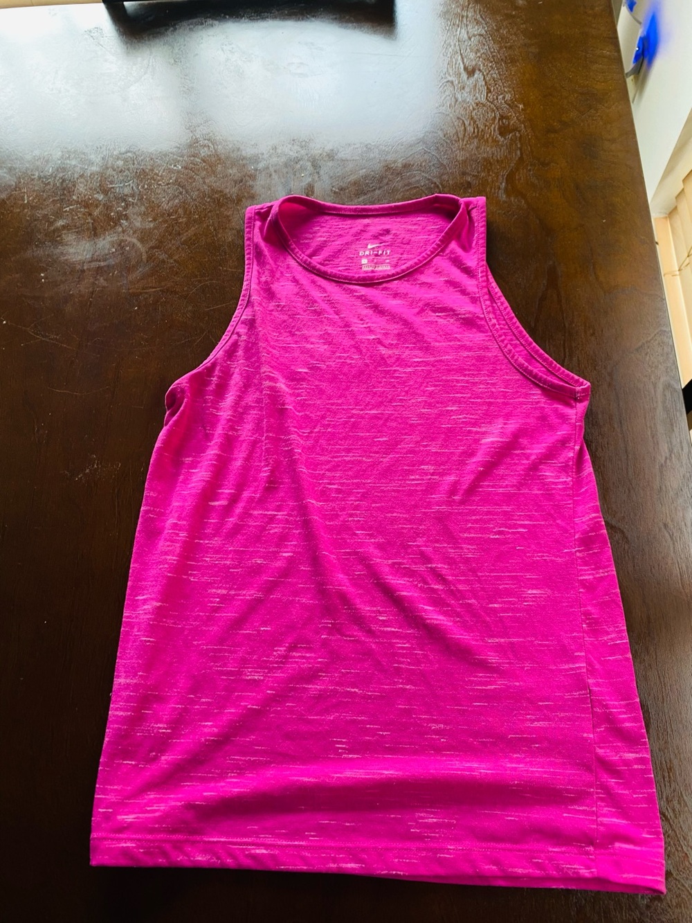 Bright Pink Athletic Tank Top